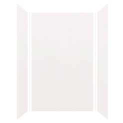 Transolid Expressions 32-in x 60-in x 96-in Glue to Wall Tub/Shower Wall Kit in White