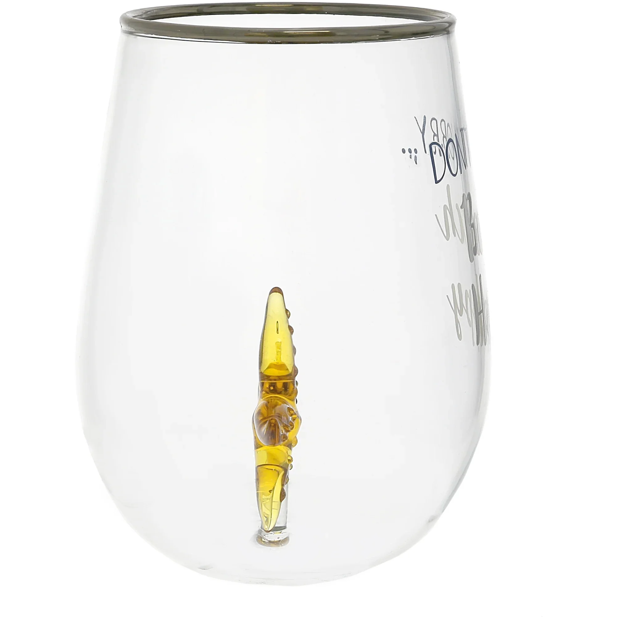Beach Happy – Starfish 19 oz. Stemless Wine Glass with 3-D Figurine - Image 7