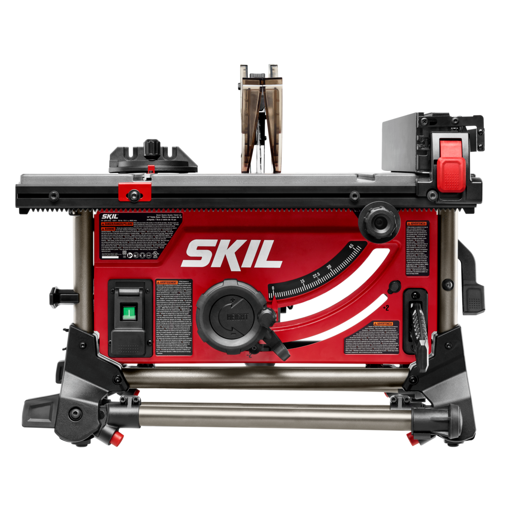 SKIL Jobsite Table Saw with Integrated Foldable Stand?? 10?? 15 Amp?? 25-1/2?? Rip Capacity